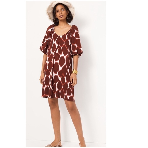 Nwt anthropologie Giraffe Tunic Dress XSP New - Picture 6 of 12